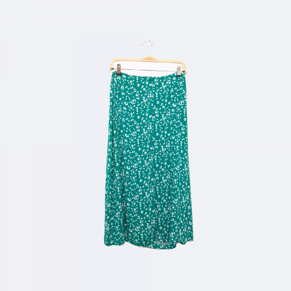 Jupe midi imprimé petites fleurs