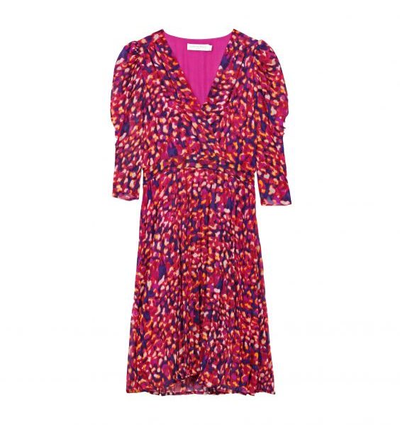 Robe à imprimé panthère coloré